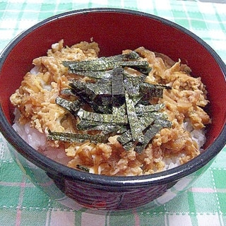 天かすの卵丼